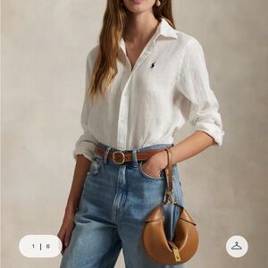 Polo Ralph Lauren White Button-Down Shirt